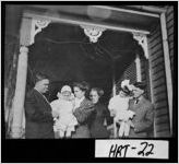 [Photograph of Carl Teasley, Alice Teasley, May Lilly Teasley, Constance Miller, Elizabeth Teasley, and Ralph B. Teasley, Sr., Hartwell, Hart County, Georgia, ca. 1912]