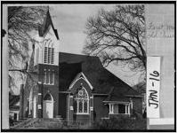 [Photograph of First Methodist Church, Wrightsville, Johnson County, Georgia, ca. 1968]