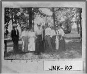 [Photograph of group gathered for barbecue, Jenkins County, Georgia, 1906 Aug. 15 ]