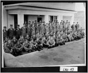 [Photograph of the members of the 160th Tank Battalion, Georgia National Guard, Dublin, Laurens County, Georgia, 1956]