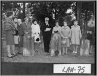 [Photograph of a grave marking ceremony, Dublin, Laurens County, Georgia, 1976]