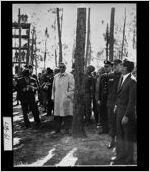Photograph of men at public ceremony outside, Liberty County, Georgia