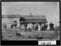 [Photograph of group preparing for camping trip, Sunbury, Liberty County, Georgia, 1908 Jan. 1 ]