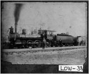 [Photograph of South Georgia Railroad locomotive, Valdosta, Lowndes County, Georgia]