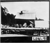 [Photograph of wood-fired turpentine still, Indianola, Lowndes County, Georgia, ca. 1900-1939?]
