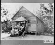 [Photograph of school house, Suches, Union County, Georgia, between 1935 and 1945]