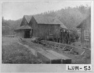 [Photograph of private stamp mill, Lumpkin County, Georgia]