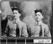 Photograph of two North Georgia Agricultural College cadets, Lumpkin County, Georgia