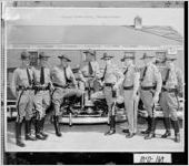 Georgia State Patrol, Thompson, Georgia. Fritz R. Calton, R.D. Cannon, M.S. Callaway, H.B. Willis, D.T. Hobby, R.L. Knight, C.W. Herndon, P.M. Brown.