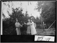 [Photograph of group with freshly picked grapefruit, Pine Harbor, McIntosh County, Georgia, 1948]