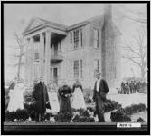 [Photograph of McGehee-Crowder house with members of the Crowder family in front, Meriwether County, Georgia, 1896]