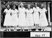 [Photograph of physical therapists at the Warm Springs Foundation, Warm Springs, Meriwether County, Georgia, 1939]
