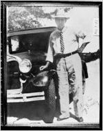 [Photograph of Clarence Sheffield, Miller County, Georgia, ca. 1928]