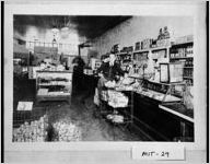[Photograph of man standing in J.G. Knight's store, Sale City, Mitchell County, Georgia, ca. 1935-1941]