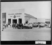 [Photograph of Studebaker dealership, Forsyth, Monroe County, Georgia, ca. 1955]
