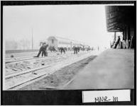 [Photograph of tracks, Forsyth, Monroe County, Georgia, 1935]