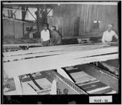 [Photograph of interior of Vaughn Lumber Company, Forsyth, Monroe County, Georgia, 1950-1970]