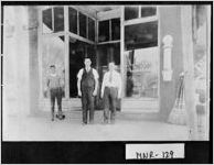 [Photograph of Sanitary Barber Shop, Forsyth, Monroe County, Georgia, ca. 1930]