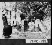[Photograph of baptism, Russellville, Monroe County, Georgia, 1955]