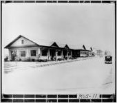 [Photograph of post office, Fort Benning, Muscogee (Chattahoochee) County, Georgia, ca. 1930]