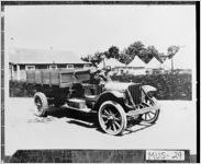 [Photograph of army truck, Fort Benning, Muscogee (Chattahoochee) County, Georgia, 1925]