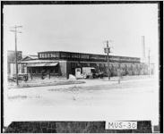 [Photograph of building which housed laundry operation, Fort Benning, Muscogee (Chattahoochee) County, Georgia, 1930]