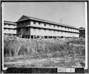 [Photograph of barracks, Fort Benning, Muscogee (Chattahoochee) County, Georgia, 1941]