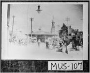 [Postcard of market, Columbus, Muscogee County, Georgia, ca. 1882-1910]