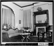 [Photograph of Bullard-Hart home parlor interior, Columbus, Muscogee County, Georgia, 1975]