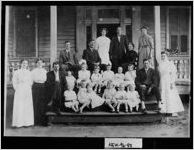 [Photograph of the Crenshaw family in front of home, Covington, Newton County, Georgia, ca. 1912]