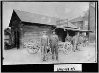 [Photograph of people in front of Mr. Allgood's Blacksmith Shop, Covington, Newton County, Georgia, ca. 193- ]