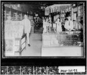 [Photograph of the interior of City Pharmacy Drug Store, Covington, Newton County, Georgia, 193-]