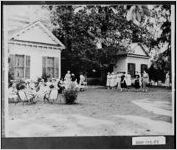 [Photograph of the Tea for Georgia Writers Conference at the home of the dean of Emory College at Oxford, Oxford, Newton County, Georgia, 194-]