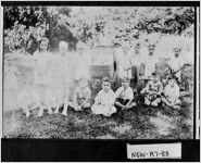 [Photograph of a birthday party, Covington, Newton County, Georgia, 1934]