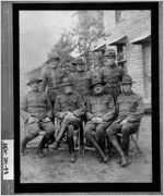 [Photograph of a World War I unit with Dr. Roscoe Sams, 1918]