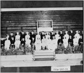 [Photograph of the graduating class of Porterdale High School, Porterdale, Newton County, Georgia, 1946]