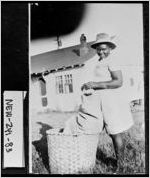 [Photograph of an African-American woman after picking cotton, Newton County, Georgia, 1946]