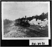 [Train coming to Georgia Marble Company, Nelson, Cherokee and Pickens County, ca. 1910. ]