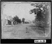 [Albumen print of Main Street, Cedartown, Polk County, Georgia]