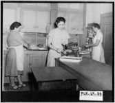 [Photograph of Fish Creek School lunchroom, Fish Creek, Polk County, Georgia, 194-]