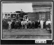 [Photograph of Central of Georgia shop crew, Cedartown, Polk County, Georgia, ca. 1908]