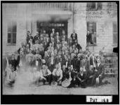 Grand Lodge F. A. Masons at laying corner stone new courthouse Eatonton Ga May 31 - 1905