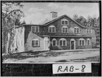 [Photograph of administration building at Camp Pinnacle, Clayton, Rabun County, Georgia]