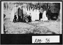 [Photograph of group in costumes, Persimmon, Rabun County, Georgia, ca. 1930-1949]