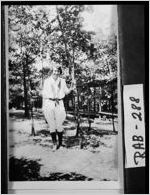 [Photograph of Lillian Eugenia Smith at Laurel Falls Camp, Rabun County, Georgia, 1928]
