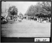 [Photograph of people watching Fourth of July parade, Clayton, Rabun County, Georgia, ca. 1920]