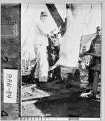 [Photograph of men slaughtering a hog, Cuthbert, Randolph County, Georgia, ca. 1937-1939?]