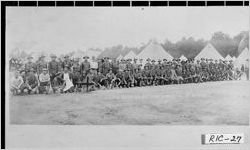 CO. D. 1ST GA INF. OF AUGUSTA, GA. CAMP HARRIS 1916 AT MACON, GA.
