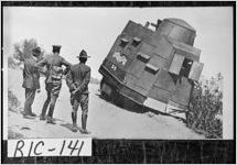 [Photograph of men watching the "Caterpillar," Richmond County, Georgia]