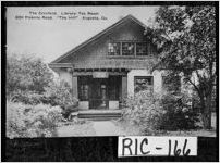 The Cranford. Library-Tea Room 2224 Pickens Road. "The Hill" Augusta, Ga.